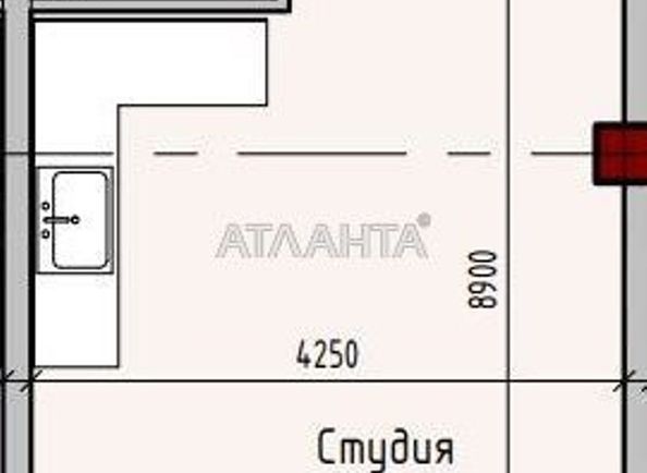 1-комнатная квартира по адресу ул. Софиевская (площадь 35,2 м2) - Atlanta.ua - фото 2