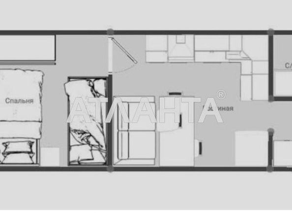 1-room apartment apartment by the address st. Borovskogo Nikolaya (area 28,8 m2) - Atlanta.ua - photo 5