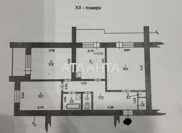 3-rooms apartment apartment by the address st. Mira pr Lenina (area 70,4 m2) - Atlanta.ua - photo 16