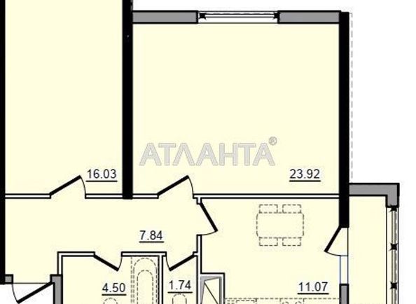 2-rooms apartment apartment by the address st. Sakharova (area 67,6 m2) - Atlanta.ua - photo 2