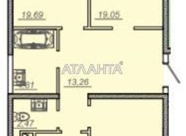 3-комнатная квартира по адресу ул. Сахарова (площадь 97,1 м2) - Atlanta.ua - фото 2