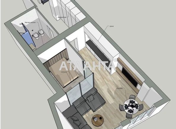 2-rooms apartment apartment by the address st. Udelnyy per Telmana per (area 67 m²) - Atlanta.ua - photo 21