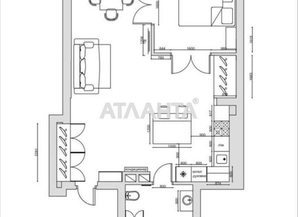 1-room apartment apartment by the address st. Morskaya (area 68,5 m2) - Atlanta.ua - photo 11