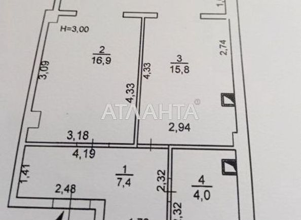 1-room apartment apartment by the address st. Dacha Kovalevskogo Amundsena (area 44 m²) - Atlanta.ua - photo 8