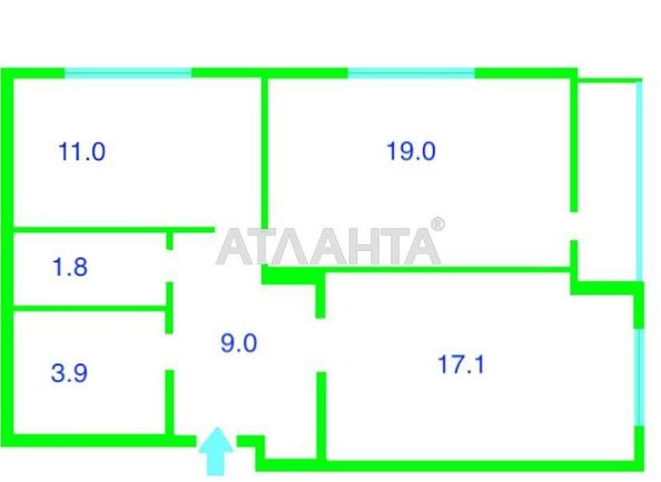 2-rooms apartment apartment by the address st. Ul Priozernaya (area 65,0 m2) - Atlanta.ua - photo 6