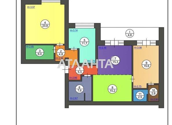 3-rooms apartment apartment by the address st. Frantsuzskiy bul Proletarskiy bul (area 116 m²) - Atlanta.ua - photo 23