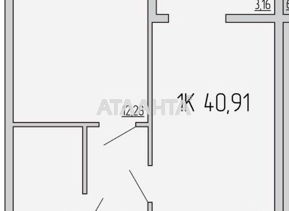 1-кімнатна квартира за адресою вул. Каманіна (площа 41 м²) - Atlanta.ua - фото 9