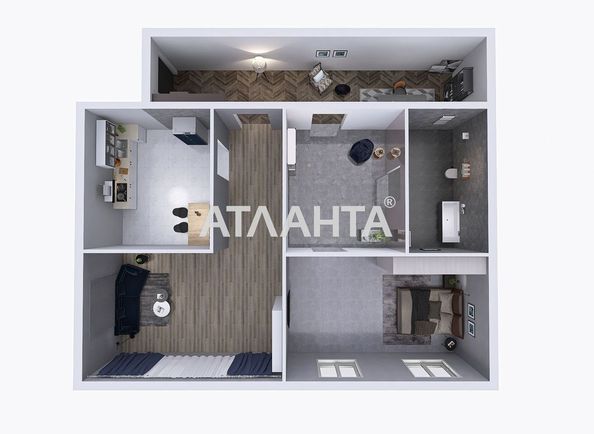 2-rooms apartment apartment by the address st. Srednyaya Osipenko (area 70,4 m²) - Atlanta.ua - photo 10