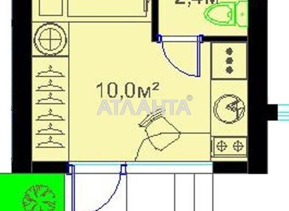 1-room apartment apartment by the address st. Pervomayskiy 1 y per (area 12,4 m2) - Atlanta.ua - photo 4