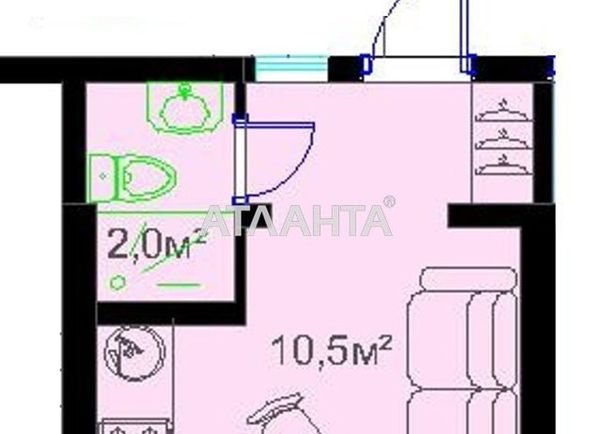 1-room apartment apartment by the address st. Pervomayskiy 1 y per (area 12,5 m2) - Atlanta.ua - photo 4