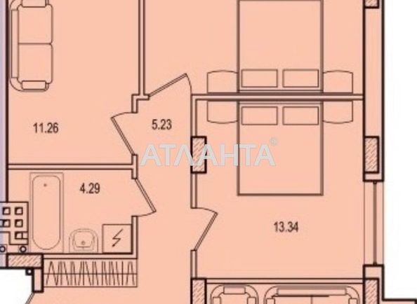 3-rooms apartment apartment by the address st. Marselskaya (area 78,8 m2) - Atlanta.ua - photo 5