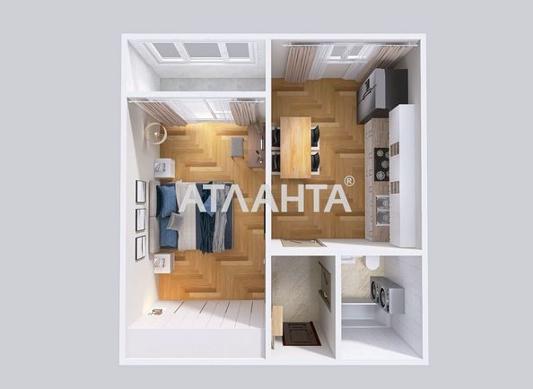 1-room apartment apartment by the address st. Geroev Krut (area 41,2 m²) - Atlanta.ua - photo 11