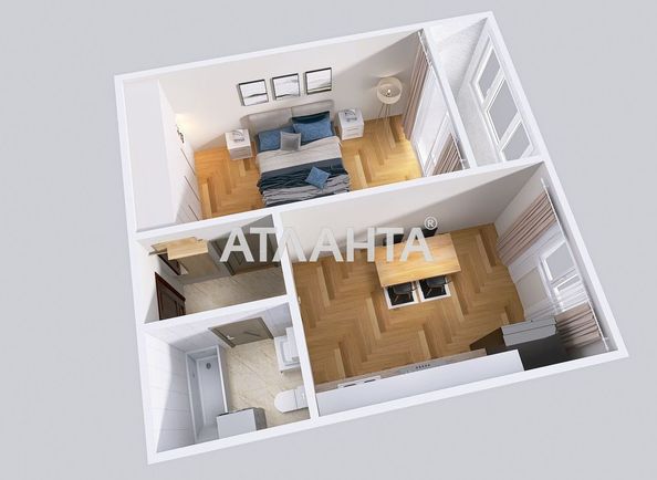 1-room apartment apartment by the address st. Geroev Krut (area 41,2 m²) - Atlanta.ua - photo 13