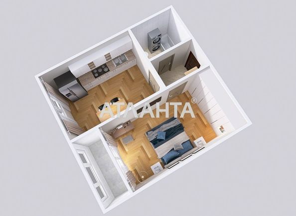 1-room apartment apartment by the address st. Geroev Krut (area 41,2 m²) - Atlanta.ua - photo 15