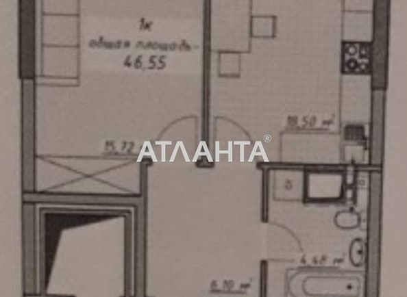 1-room apartment apartment by the address st. Kurortnyy per (area 46,6 m2) - Atlanta.ua - photo 4