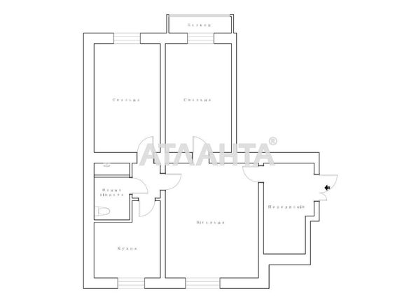 3-rooms apartment apartment by the address st. Tiraspolskaya 1905 goda ul (area 93 m²) - Atlanta.ua - photo 27