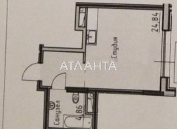 1-комнатная квартира по адресу ул. Инглези (площадь 29,7 м2) - Atlanta.ua - фото 4