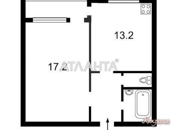 1-room apartment apartment by the address st. Ul Urlovskaya (area 40,8 m2) - Atlanta.ua - photo 8