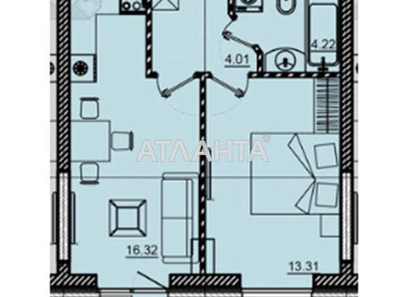 1-комнатная квартира по адресу ул. Педагогическая (площадь 41 м²) - Atlanta.ua - фото 5