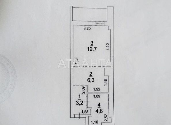 1-room apartment apartment by the address st. Klubnichnyy per (area 33,0 m2) - Atlanta.ua - photo 18