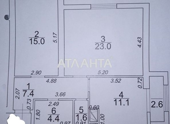 2-кімнатна квартира за адресою вул. Сахарова (площа 68,0 м2) - Atlanta.ua - фото 3