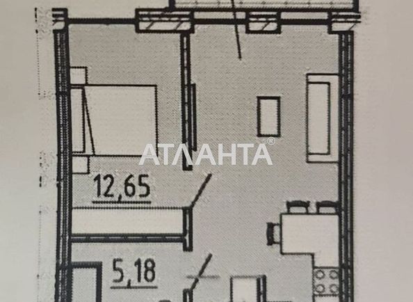 1-room apartment apartment by the address st. Fontanskaya dor Perekopskoy Divizii (area 43,3 m2) - Atlanta.ua - photo 3