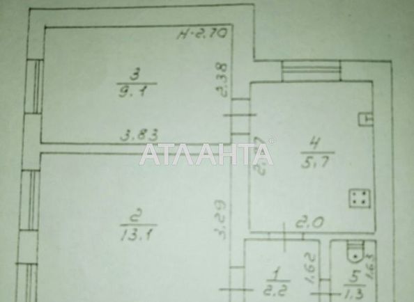 2-кімнатна квартира за адресою вул. Хмельницького Богдана (площа 32 м²) - Atlanta.ua - фото 10