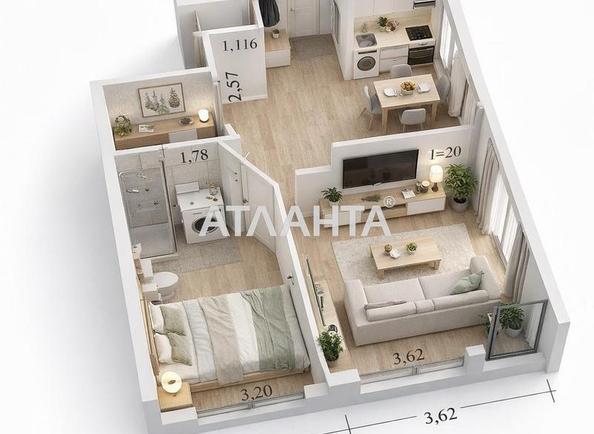 1-комнатная квартира по адресу ул. Дюковская (площадь 53,4 м²) - Atlanta.ua - фото 18