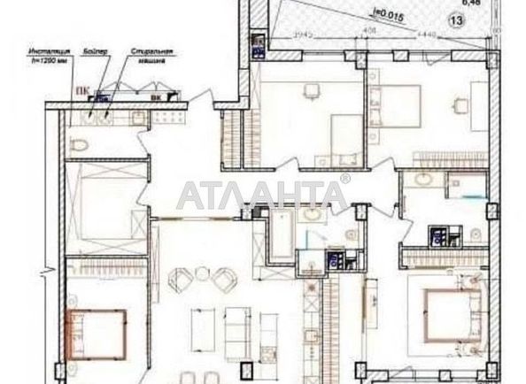 4+-rooms apartment apartment by the address st. Otradnaya (area 200,0 m2) - Atlanta.ua - photo 16