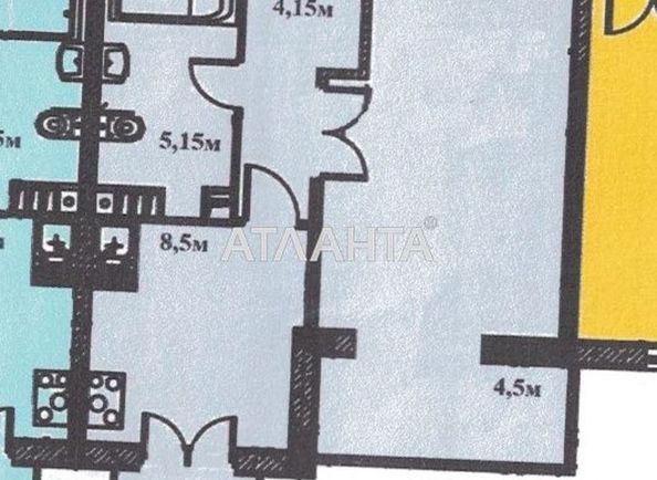 1-комнатная квартира по адресу ул. Бочарова ген. (площадь 40,0 м2) - Atlanta.ua - фото 25