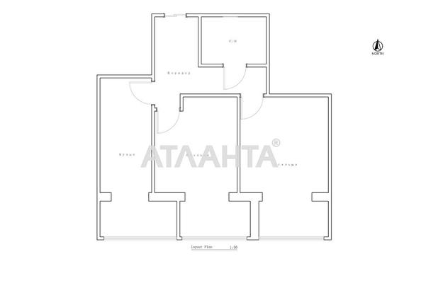 2-rooms apartment apartment by the address st. Grushevskogo Mikhaila Bratev Achkanovykh (area 57,6 m²) - Atlanta.ua - photo 21