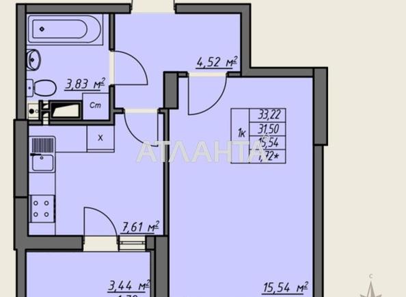 1-room apartment apartment by the address st. Vorobeva ak (area 33 m²) - Atlanta.ua - photo 7