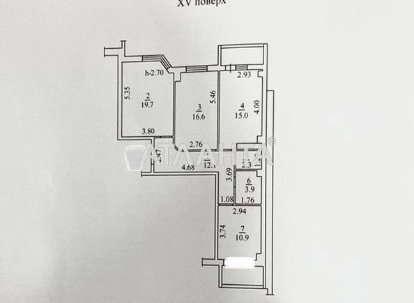 3-комнатная квартира по адресу Люстдорфская дор. (площадь 90,0 м2) - Atlanta.ua - фото 10