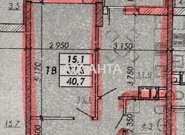 1-комнатная квартира по адресу ул. Прохоровская (площадь 40 м²) - Atlanta.ua - фото 6