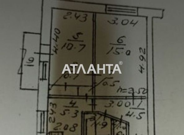 2-комнатная квартира по адресу ул. Кузнецова кап. (площадь 43,0 м2) - Atlanta.ua - фото 3