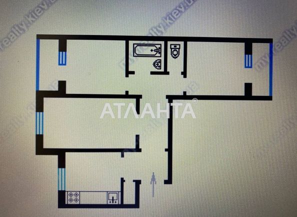 3-rooms apartment apartment by the address st. Ivasyuka Vladimira pr t (area 68,0 m2) - Atlanta.ua - photo 20
