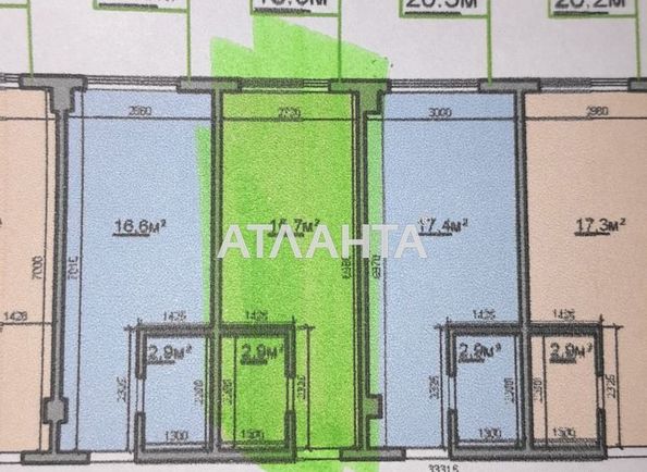1-комнатная квартира по адресу ул. Боровского Николая (площадь 19,5 м²) - Atlanta.ua - фото 8