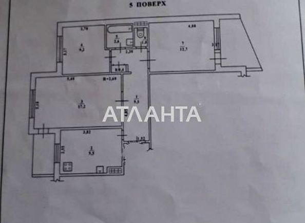 3-rooms apartment apartment by the address st. Arkhitektorskaya (area 65,5 m2) - Atlanta.ua - photo 10