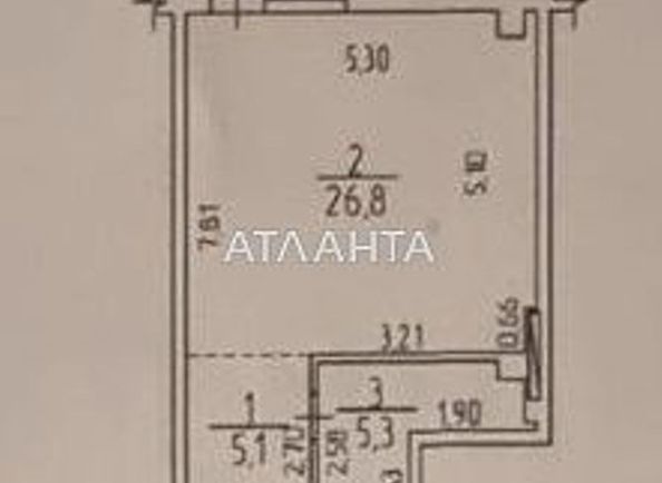 1-room apartment apartment by the address st. Malaya arnautskaya Vorovskogo (area 38,2 m2) - Atlanta.ua - photo 10
