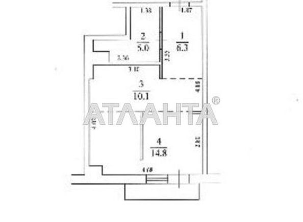 1-room apartment apartment by the address st. Malaya arnautskaya Vorovskogo (area 38,2 m2) - Atlanta.ua - photo 11