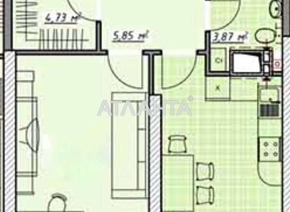 1-room apartment apartment by the address st. Kurortnyy per (area 48,3 m2) - Atlanta.ua - photo 11