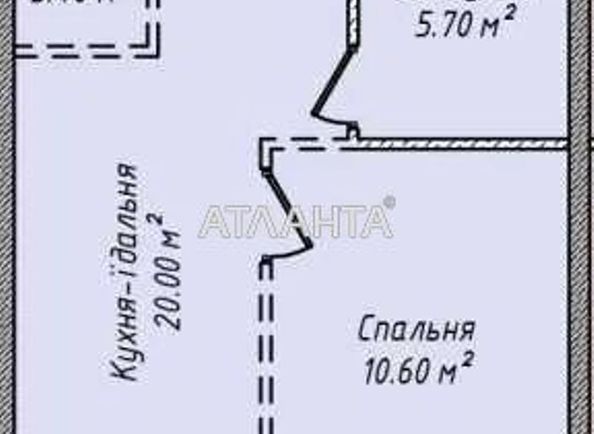 1-room apartment apartment by the address st. Mikhaylovskaya Industrialnaya (area 44,0 m2) - Atlanta.ua - photo 2