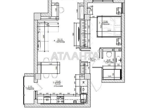 2-rooms apartment apartment by the address st. Astashkina (area 55,2 m2) - Atlanta.ua - photo 9