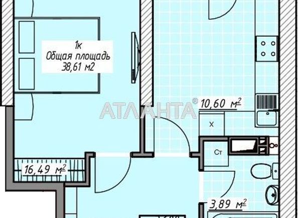 1-room apartment apartment by the address st. Kurortnyy per (area 39 m²) - Atlanta.ua - photo 8