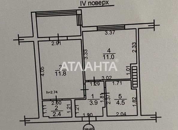 1-room apartment apartment by the address st. Nikolaevskaya (area 37,5 m2) - Atlanta.ua - photo 11