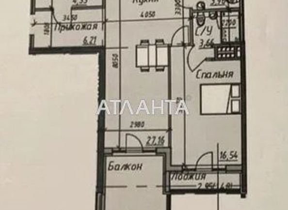 1-комнатная квартира по адресу Маячный пер. (площадь 64,0 м2) - Atlanta.ua - фото 2