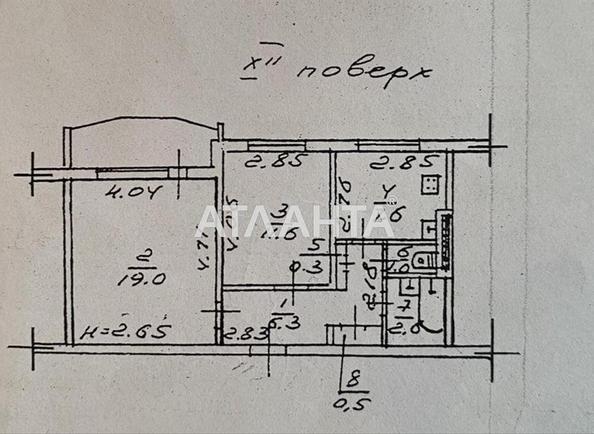 2-комнатная квартира по адресу Добровольского пр. (площадь 51,2 м²) - Atlanta.ua - фото 24