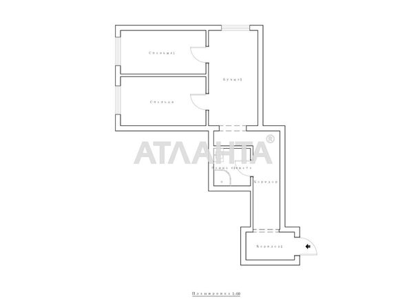 2-rooms apartment apartment by the address st. Gordienko Yashi (area 39 m²) - Atlanta.ua - photo 14