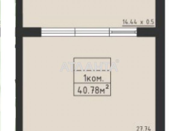 1-кімнатна квартира за адресою вул. Дача Ковалевського (площа 42,9 м²) - Atlanta.ua - фото 10