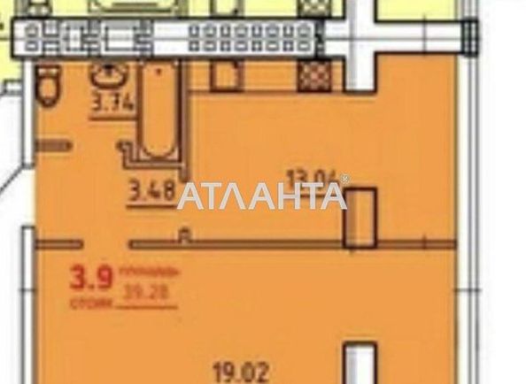 1-кімнатна квартира за адресою вул. Плієва (площа 40,0 м2) - Atlanta.ua